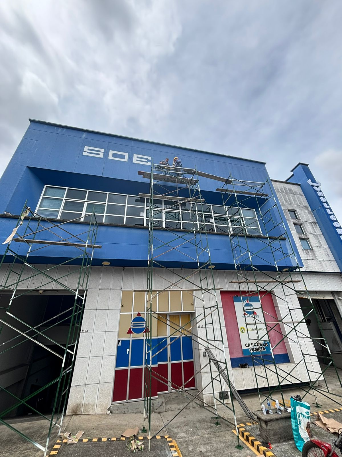 Andamios RYR en proyecto de construcción